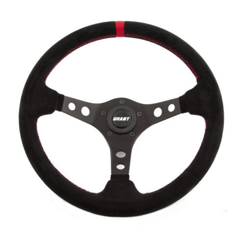 Grant GRT695 Suede Racing Steering Wheel w/Center Marker