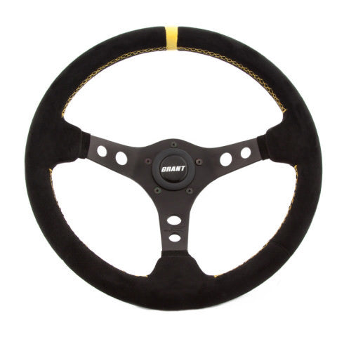 Grant GRT697 Suede Racing Steering Wheel w/Center Marker