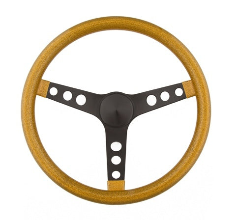 Grant GRT8457 Steering Wheel Mtl Flake Gold/Spoke Blk 13.5