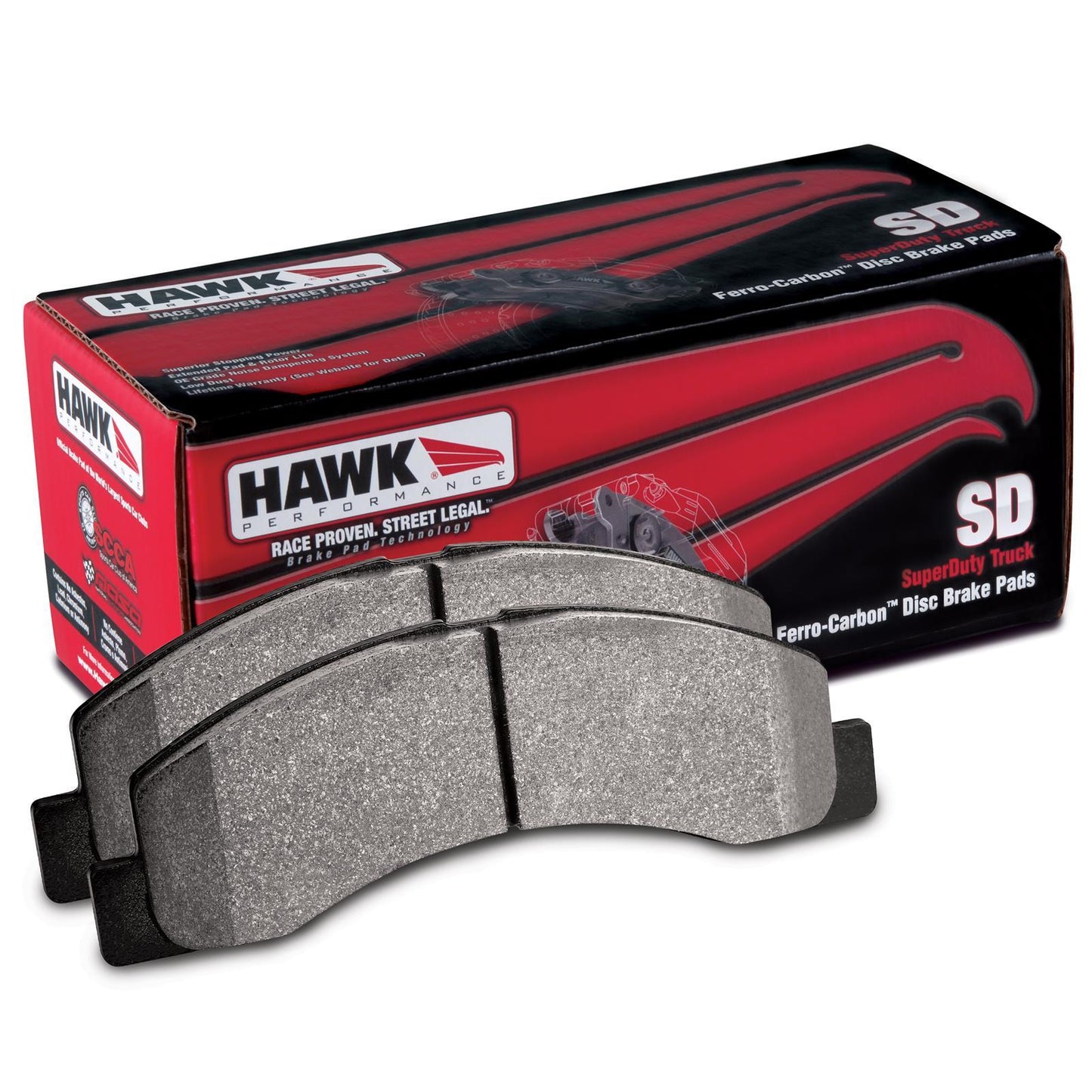 Hawk Brake HAWHB714P.715 Brake Pads Frt Super Duty Ford F-250/350/450