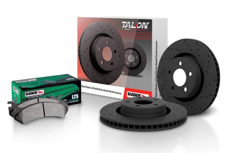 Hawk Brake HAWHKC4403.561Y Rotors and Pad Kit Front - Chevy 1500 08-13