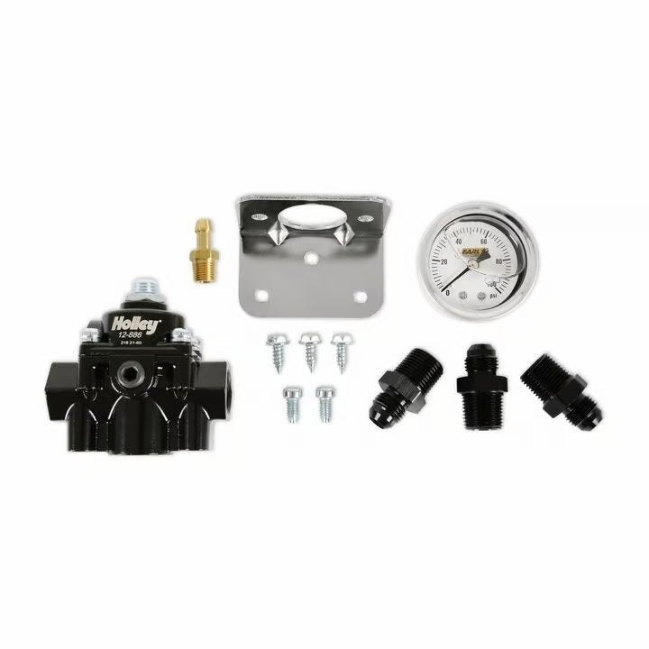 Holley HLY12-886KIT 12-886 Regulator/Gauge Kit w/Fittings