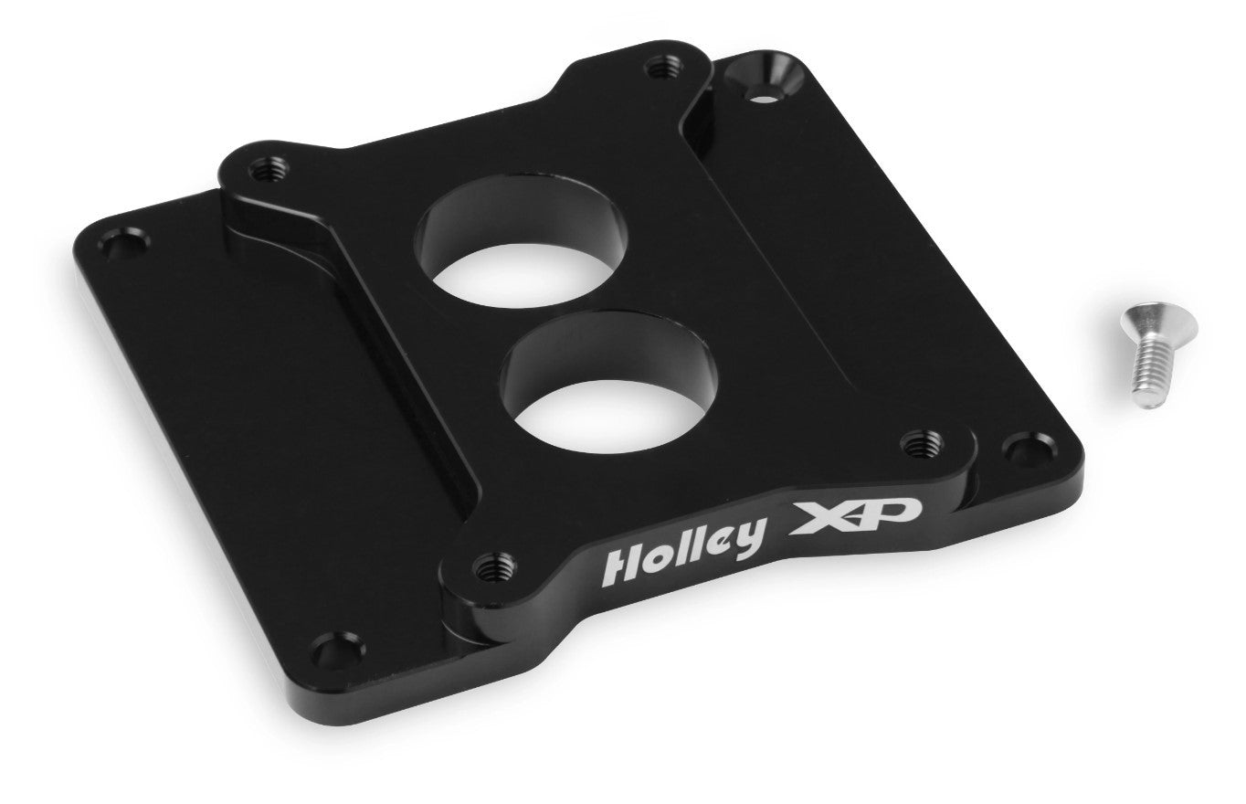 Holley HLY17-90 2BBL XP Carb Adapter - Black