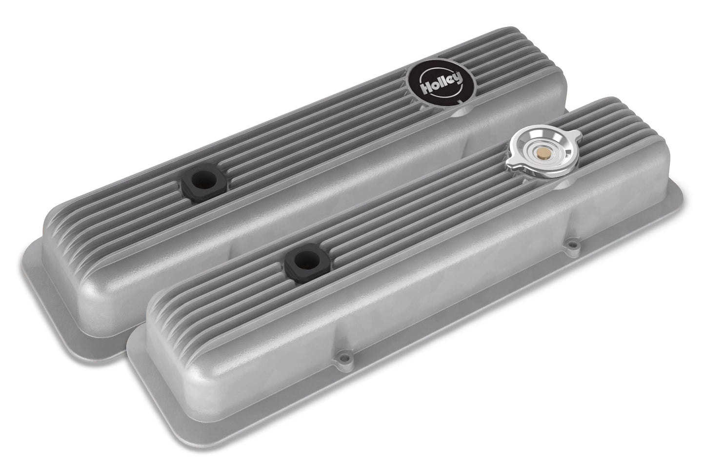 Holley HLY241-134 SBC Muscle Series Valve Covers (pair)
