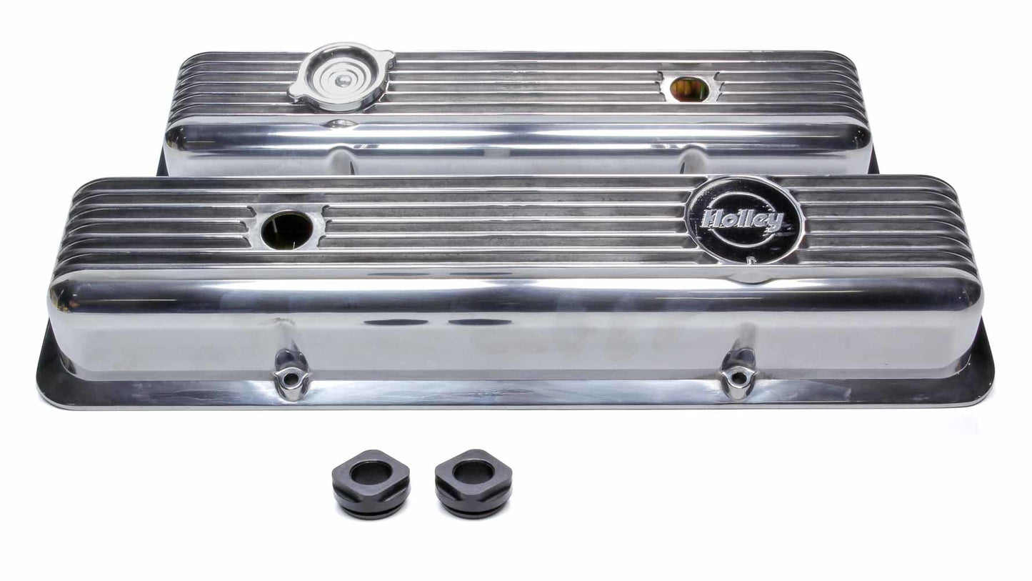Holley HLY241-137 SBC Muscle Series Valve Covers (pair)