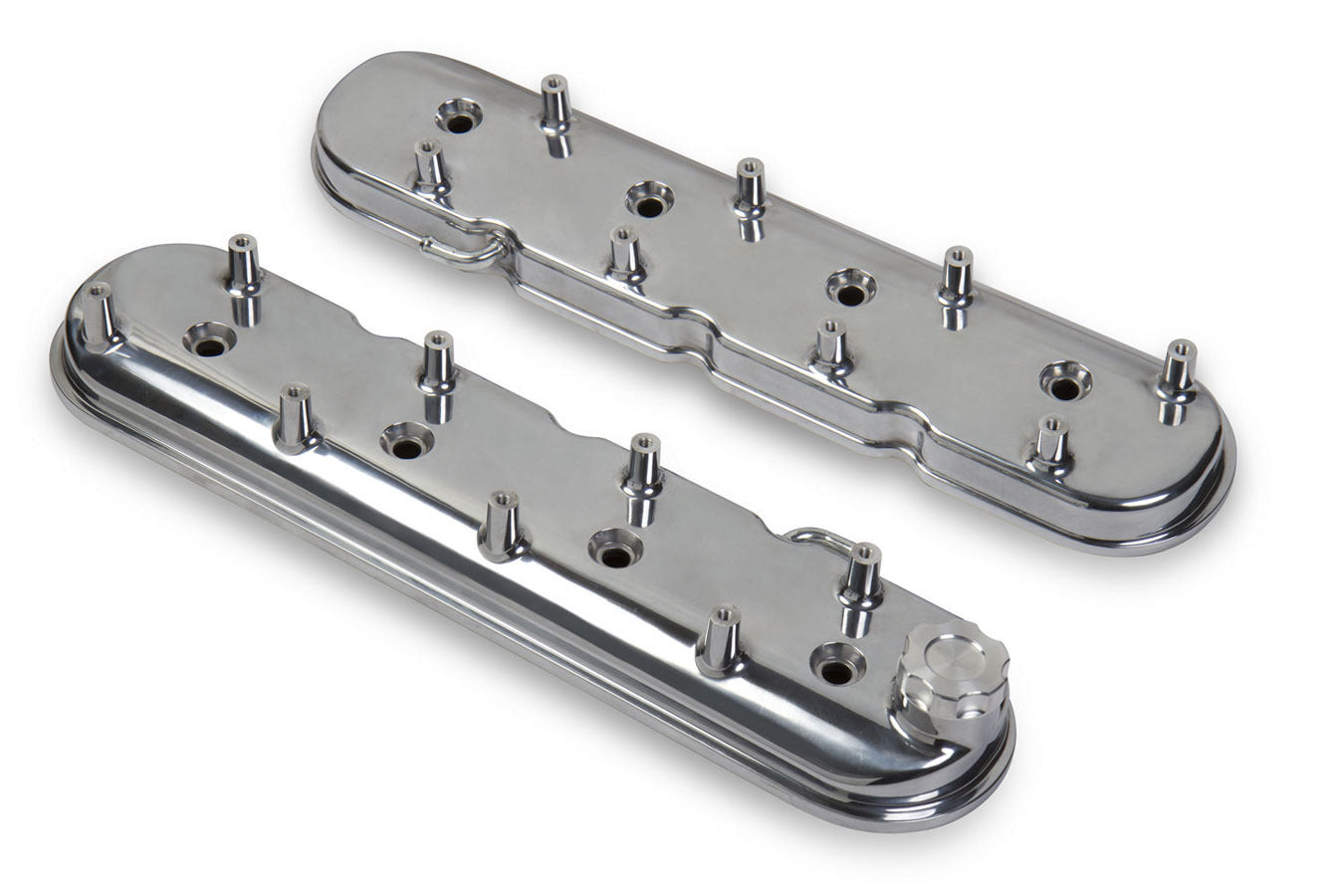 Holley HLY241-90 GM LS1 Valve Cover Set - Polished