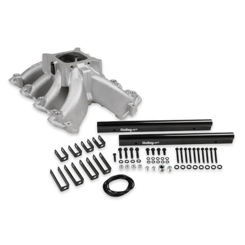 Holley HLY300-255 GM LS Intake Manifold Split Single Plane 4150