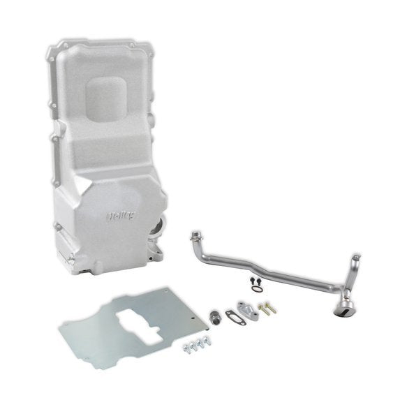 Holley HLY302-5 5.6qt Cast Alm Oil Pan Kit GM LS Engine Swap