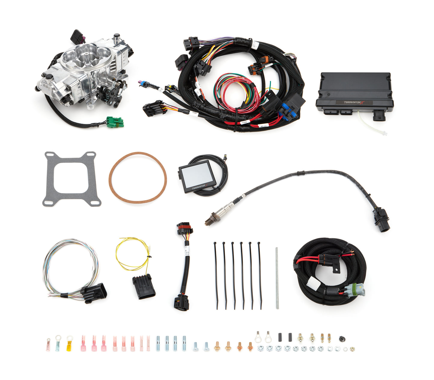 Holley HLY550-1001 Terminator X Stealth Kit 4150 Shiny Finish