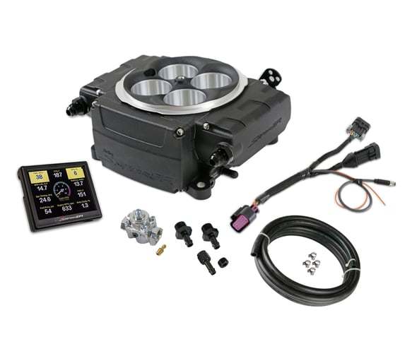 Holley HLY550-511-3AE Sniper-2 Upgrade Kit Black w/Regulator