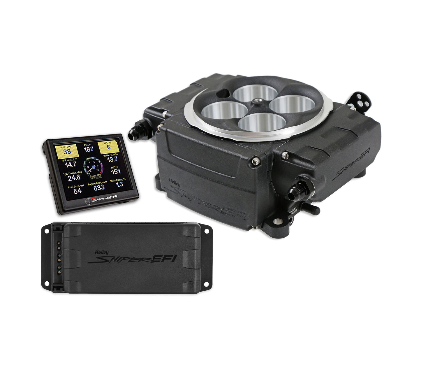 Holley HLY550-511-3PX Sniper 2 EFI Kit Black w/PDM
