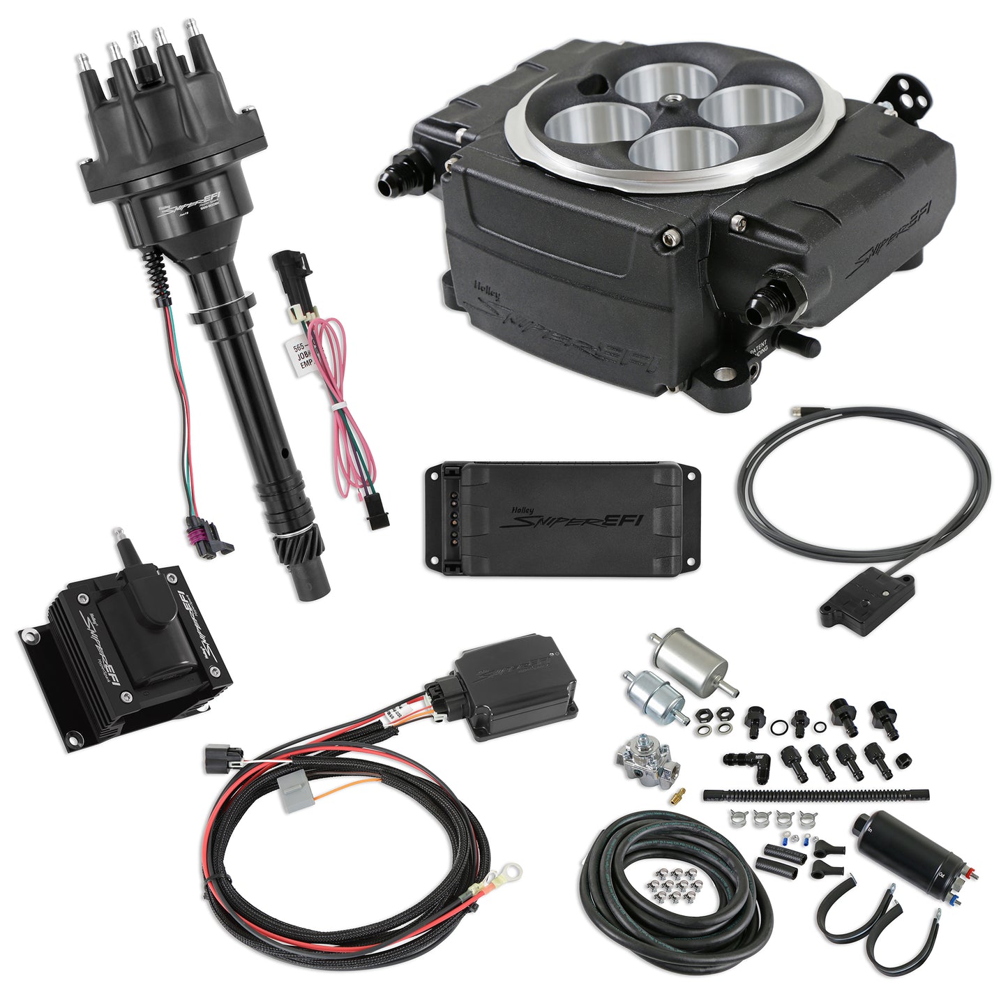 Holley HLY550-511-BPK-SBC Sniper 2 EFI Bundle Kit SBC BLACK