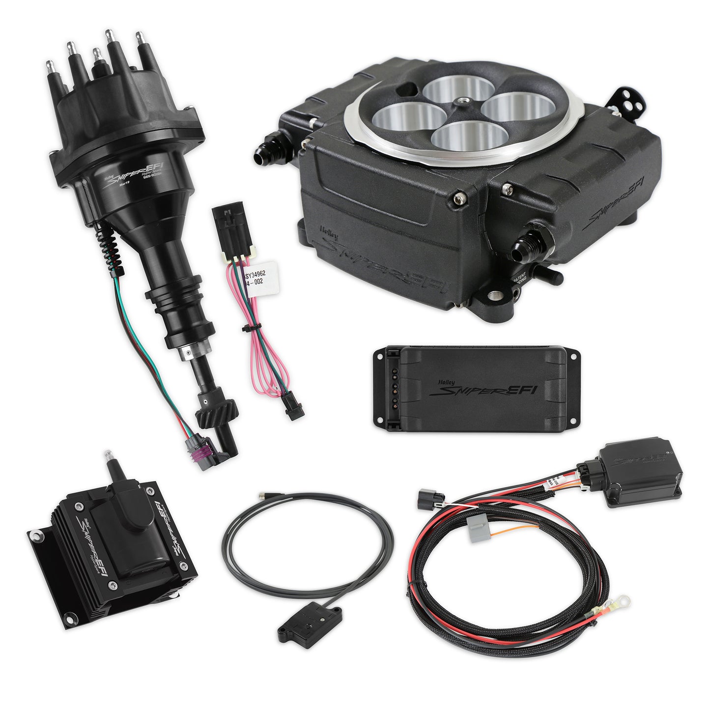 Holley HLY550-511-BPX-SBF Sniper 2 EFI Bundle Kit SBF BLACK