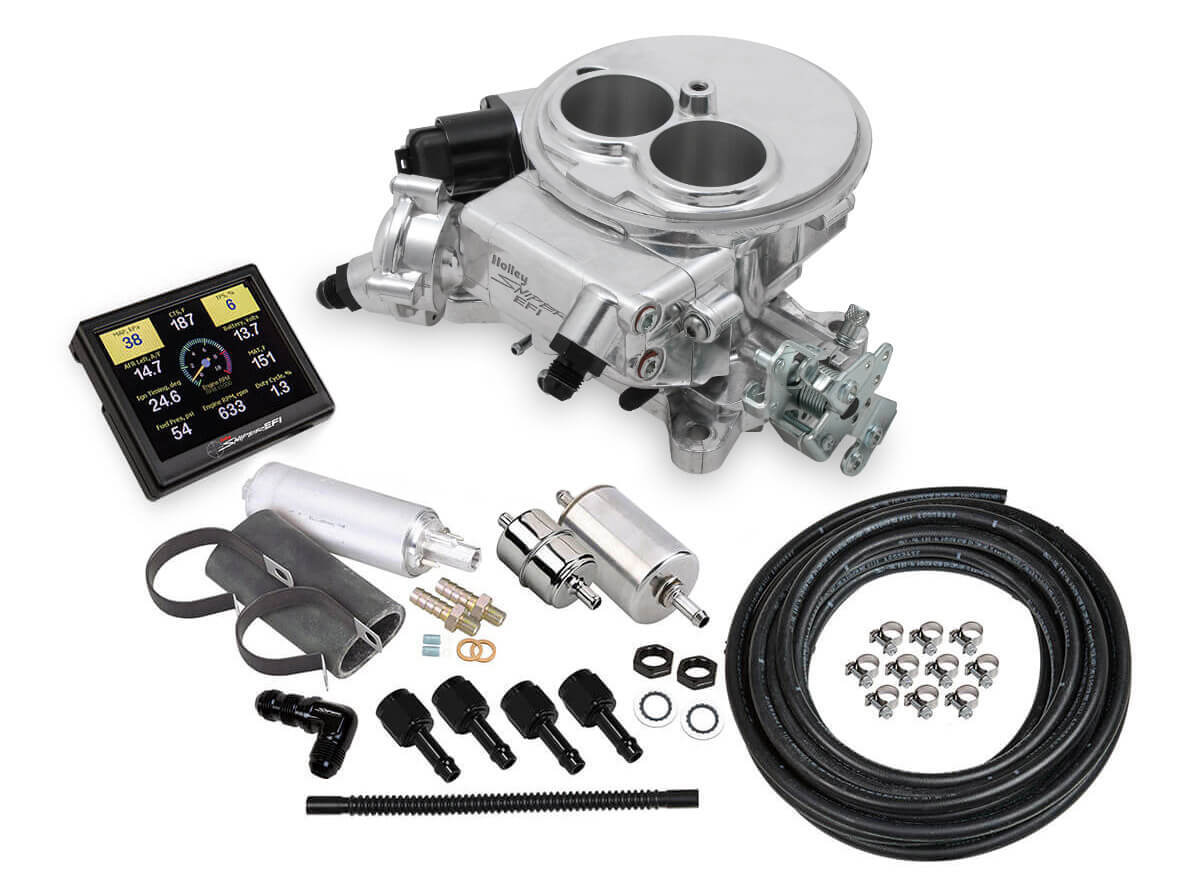 Holley HLY550-849K Sniper 2300 EFI Master Kit Shiny Finish