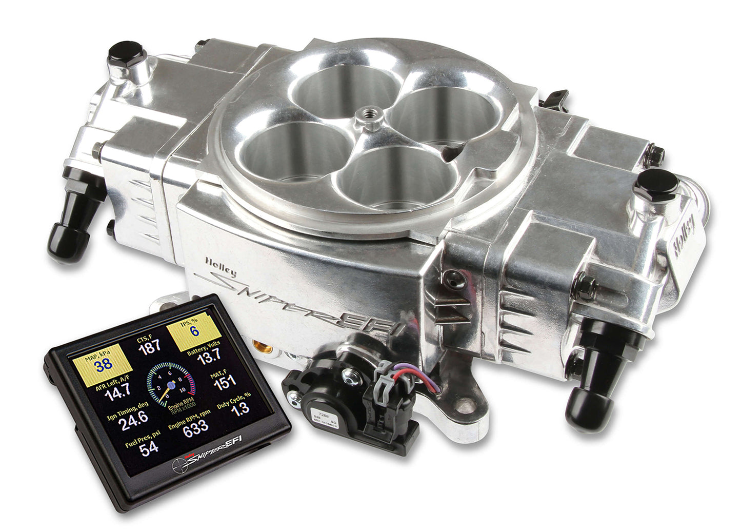 Holley HLY550-870 Sniper EFI Stealth 4150 Shiny Finish