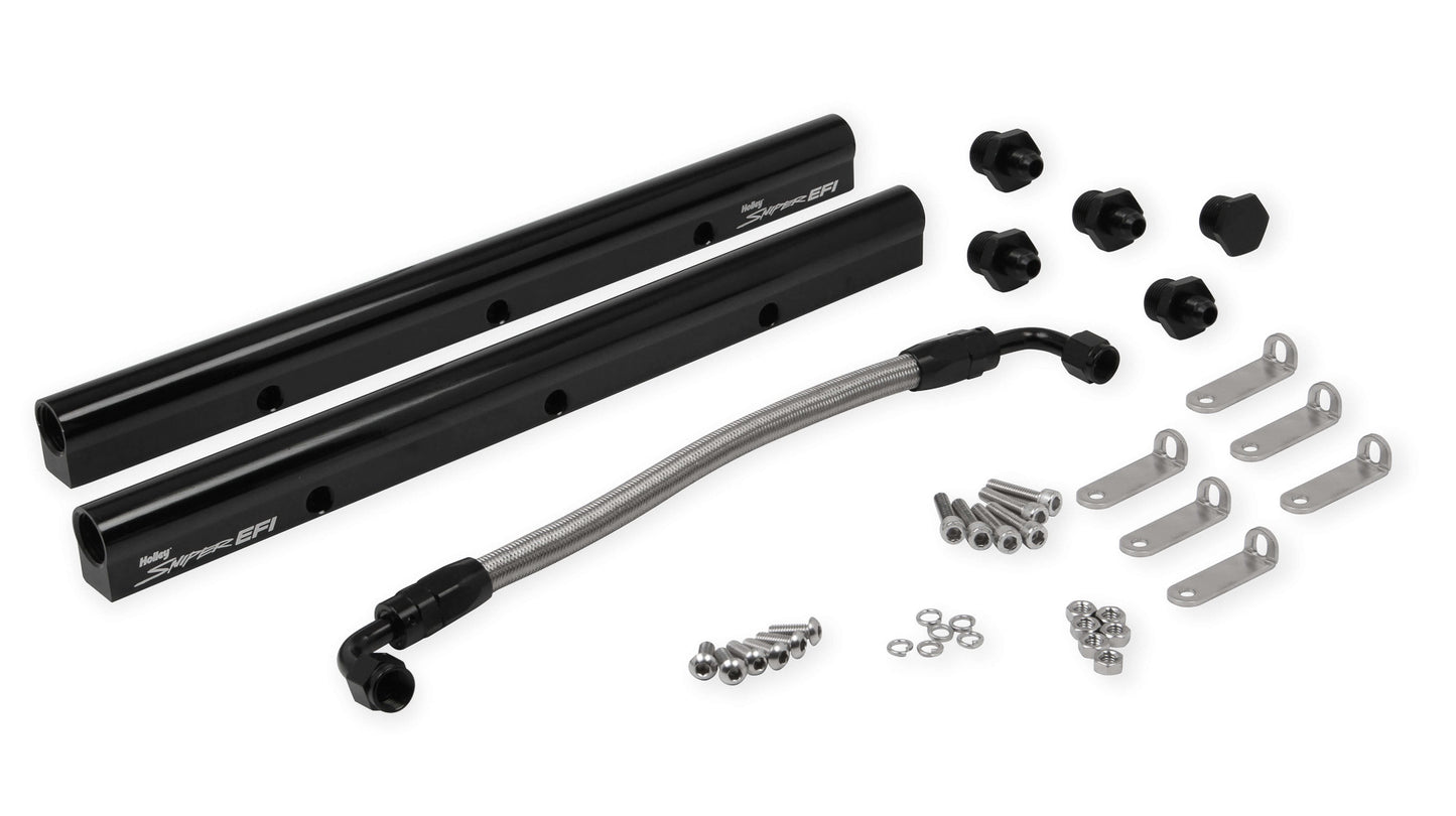 Holley HLY850002 EFI Fuel Rail Kit GM LS3/L92 Manifolds