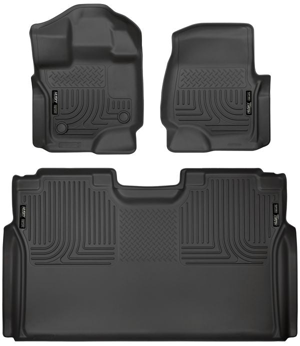Husky Liners HSK94041 Front & 2nd Seat Floor L iners Weatherbeater