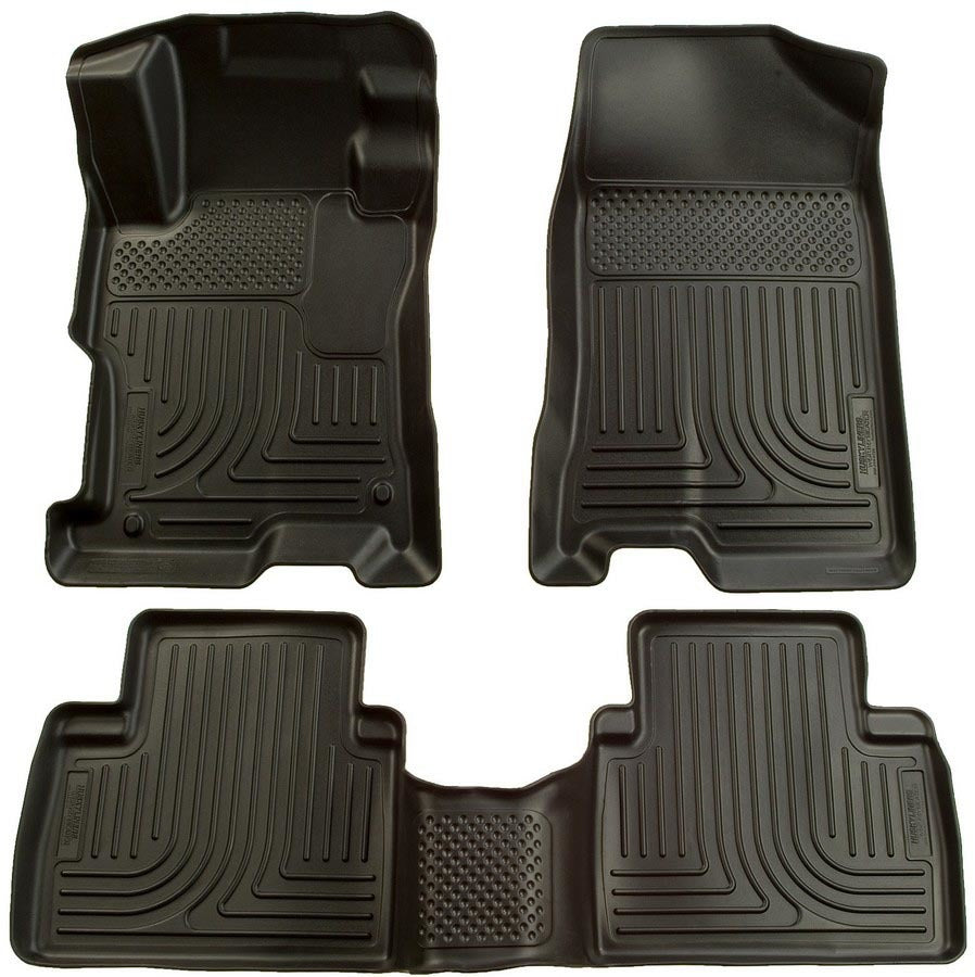 Husky Liners HSK98411 06-11 Honda Civic Front/ 2nd Floor Liners Black