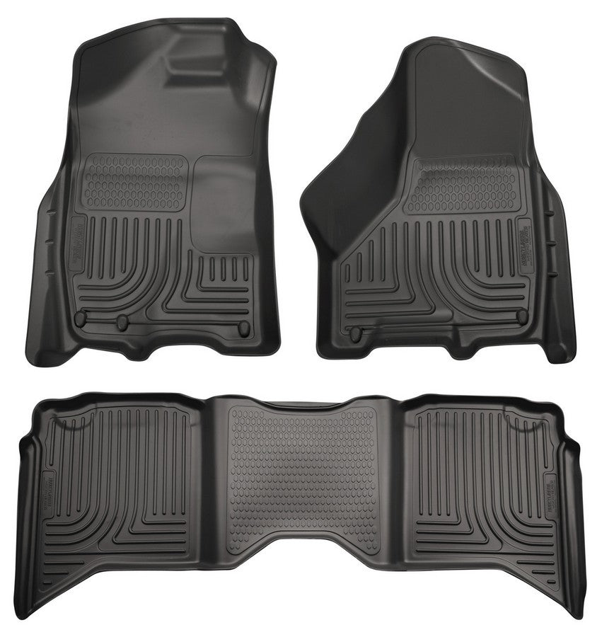 Husky Liners HSK99001 09- RAM 1500 Crew Cab Front/2nd Seat Liners