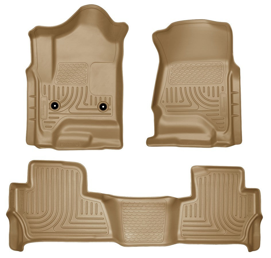 Husky Liners HSK99203 15- Tahoe Floor Liners Tan