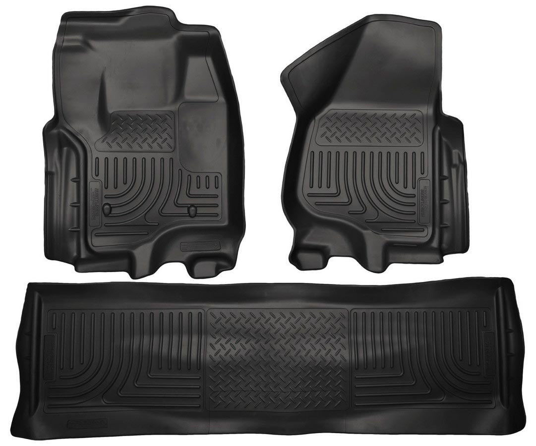 Husky Liners HSK99711 Front & 2nd Seat Floor Liners Black