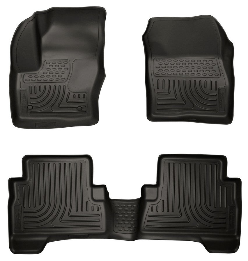 Husky Liners HSK99741 13- Ford C-Max Front/ 2nd Floor Liners Black