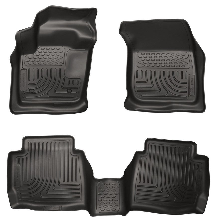 Husky Liners HSK99751 13- Ford Fusion Front/ 2nd Floor Liners Black