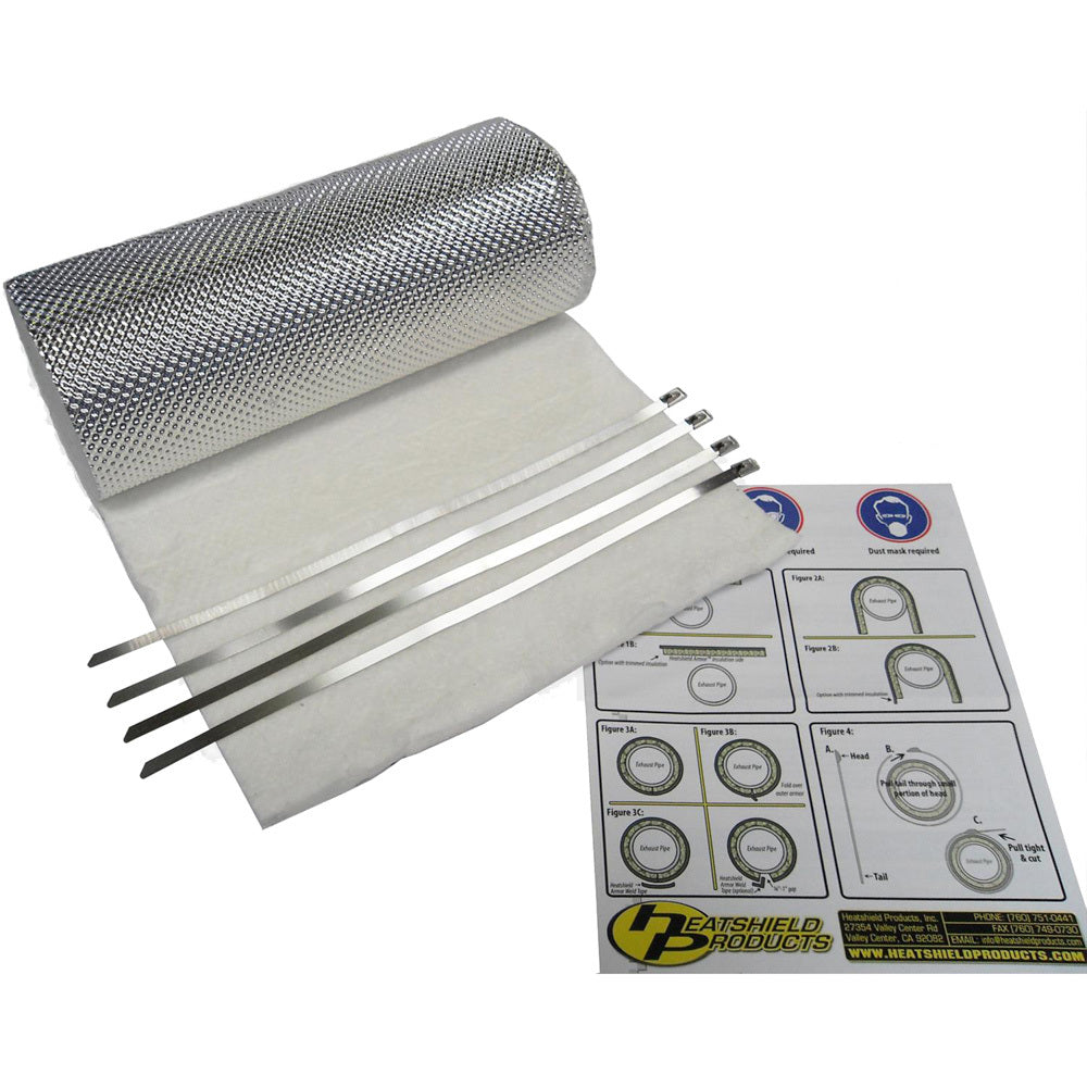 Heatshield Products HSP177014 Header Armor 1/2in Thick 1/8in x 24 in