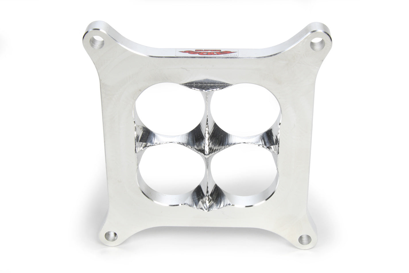 High Velocity Heads HVHSS4150-1DPAL 1in. Super Sucker Alm. Carb. Spacer - 4150