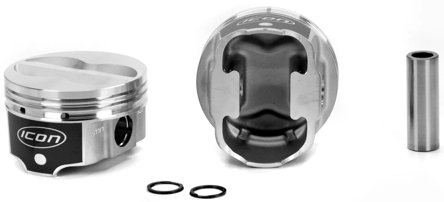 Icon Pistons ICNIC10004.030 SBC FHR F/T Piston Set 4.030 Bore -10.00cc