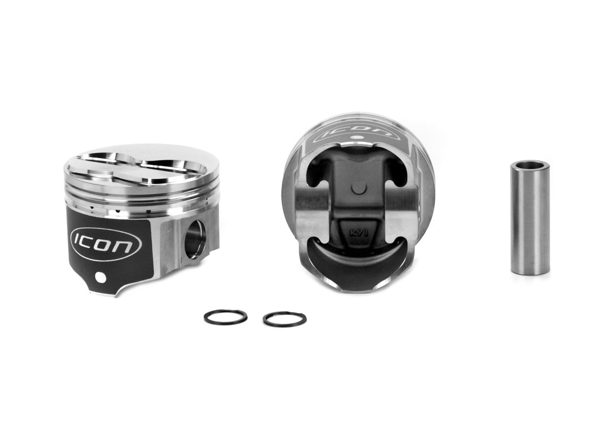 Icon Pistons ICNIC687.040 BBM Dome Piston Set 4.290 Bore +4.5cc