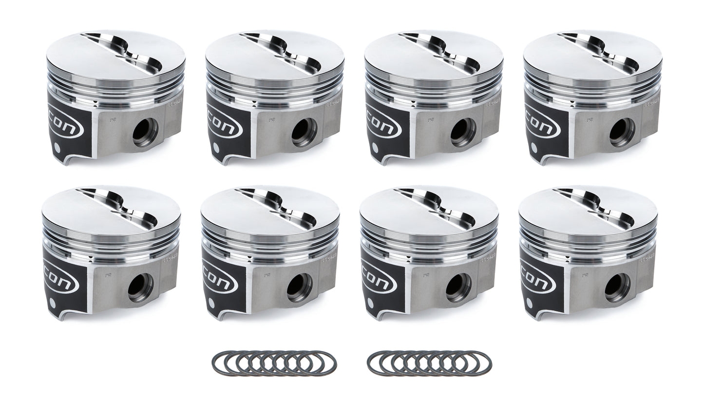 Icon Pistons ICNIC822.040 BBM F/T Piston Set 4.360 Bore -4.5cc