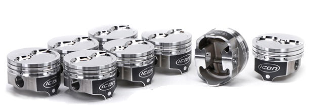 Icon Pistons ICNIC840.040 BBM Dished Piston Set 4.360 Bore -23.7cc