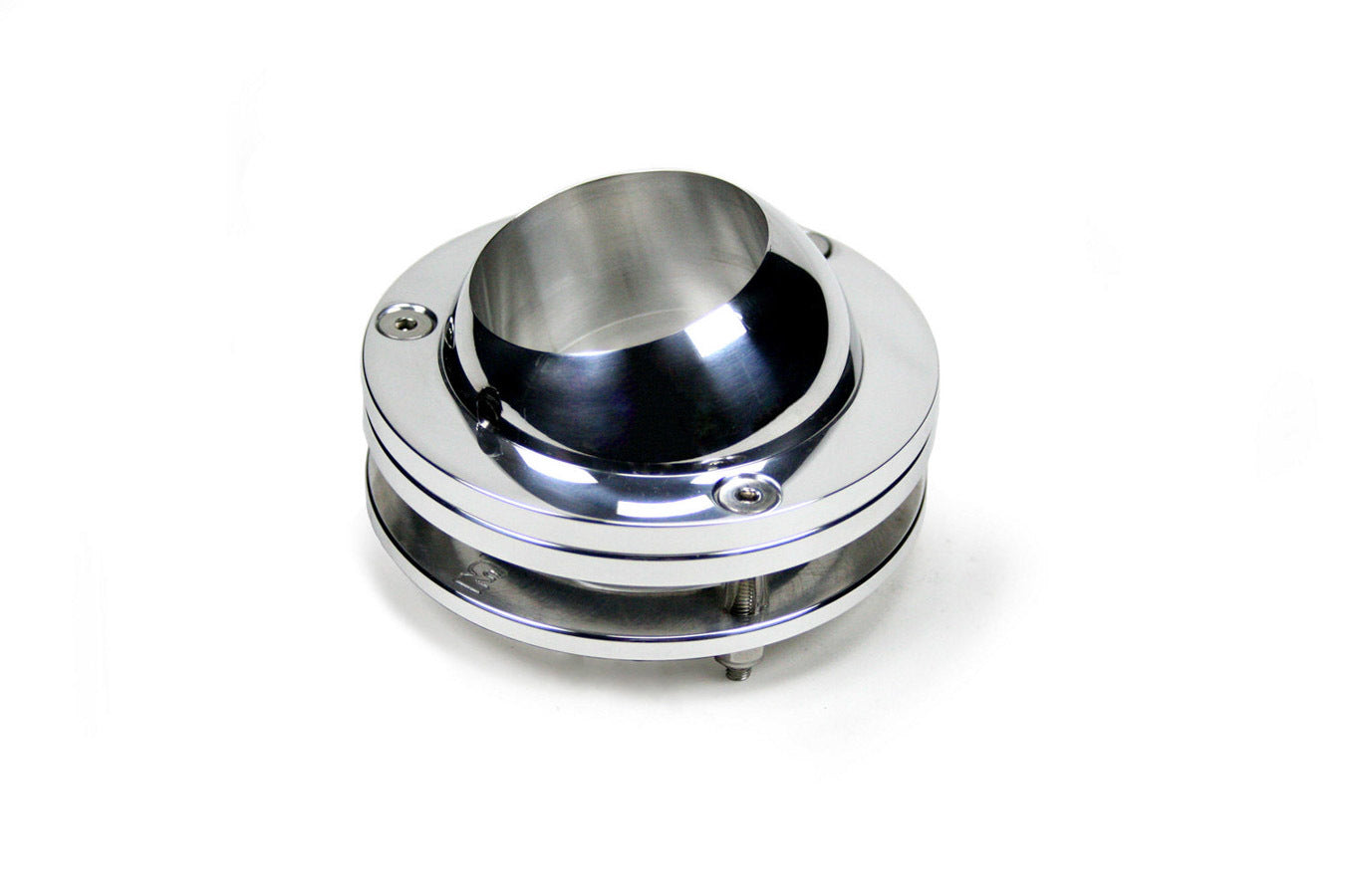 Ididit IDI2401550040 2in Polished Swivel Ball Floor Mount Chrome Colum