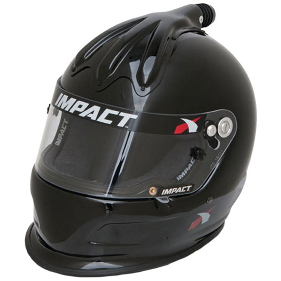 Impact Racing IMP17020510 Helmet Super Charger Large Black SA2020
