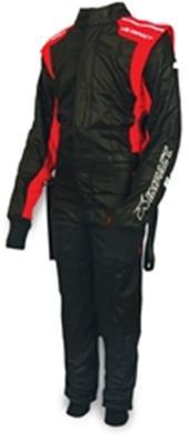 Impact Racing IMP21410607 Suit D/L Mini Racer 1 pc X-Large Blk / Red