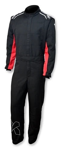 Impact Racing IMP23011607 Suit Axis 2.4 1pc X- Large Blk/Red