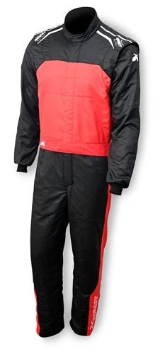 Impact Racing IMP24232507 Suit Racer 2.4 1pc Large Black/Red