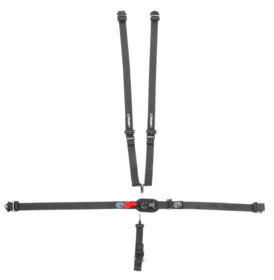 Impact Racing IMP51115222 5pt 2in Harness L/L P/D Ind Shld Fixed Right Lap