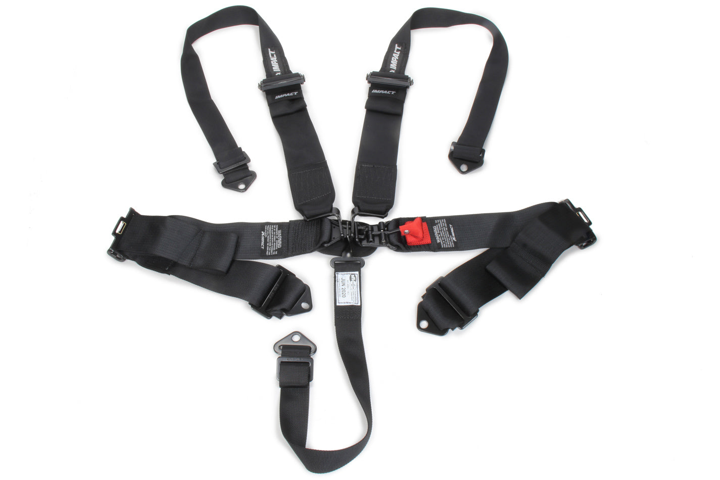 Impact Racing IMP54111231 5-PT Harness L&L Ind Shldr 3in to 2in Trans