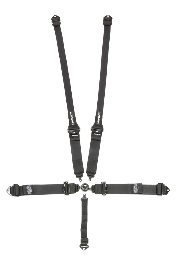 Impact Racing IMP57341231 5-PT Harness Camlock Ind Shldr 3in to 2in Trans