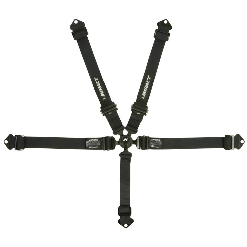 Impact Racing IMP57349226 5-PT Harness 2in Camlock Integral Lap Adjuster