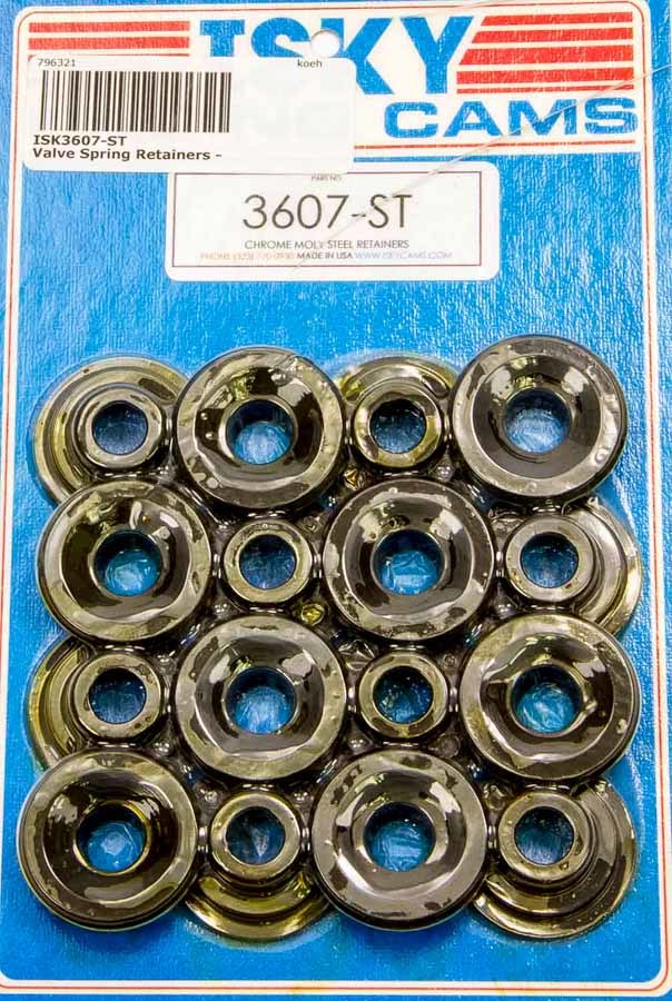 Isky Cams ISK507-STA 7 Deg. Steel Retainers