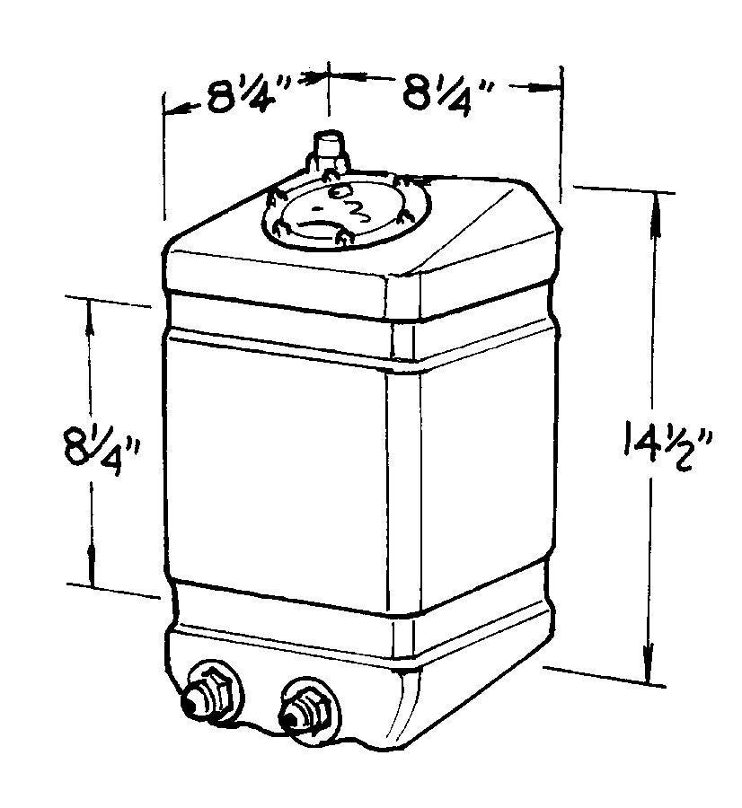 Jaz JAZ250-003-01 3-Gallon Drag Race Cell