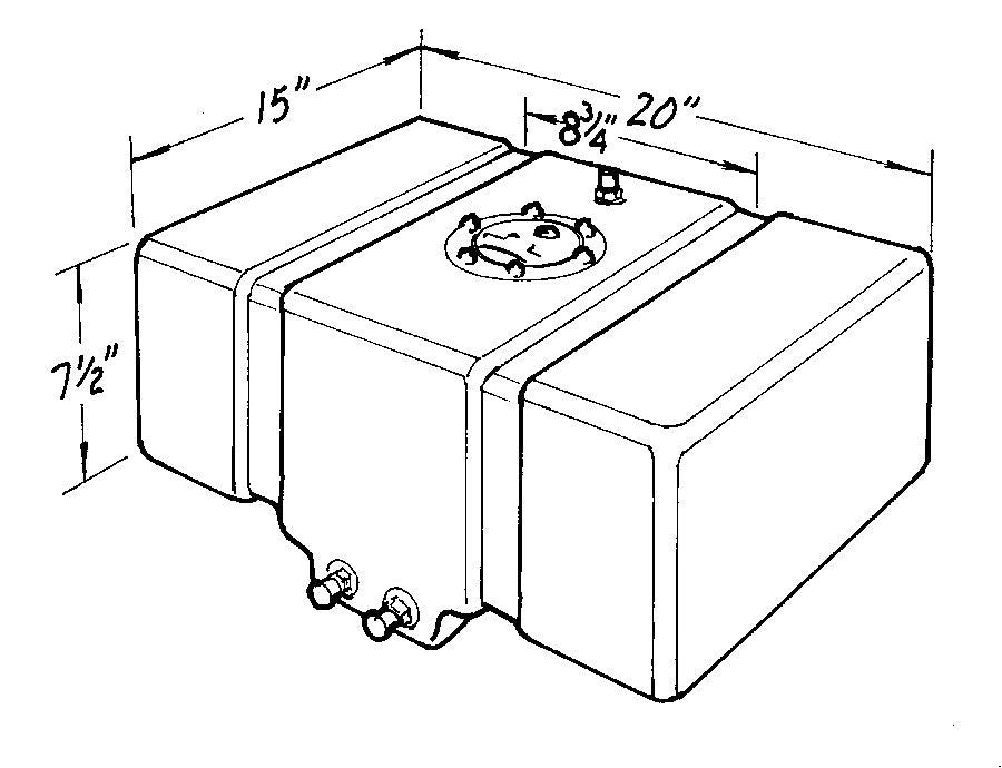 Jaz JAZ250-008-01 8-Gallon Drag Race Cell