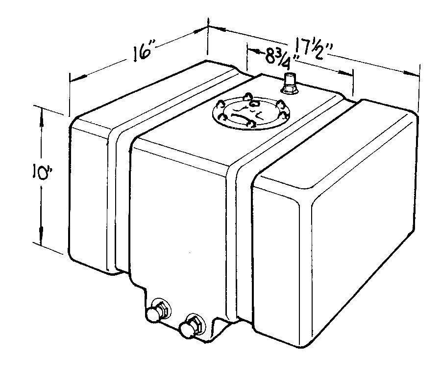 Jaz JAZ250-012-01 12-Gallon Drag Race Cell