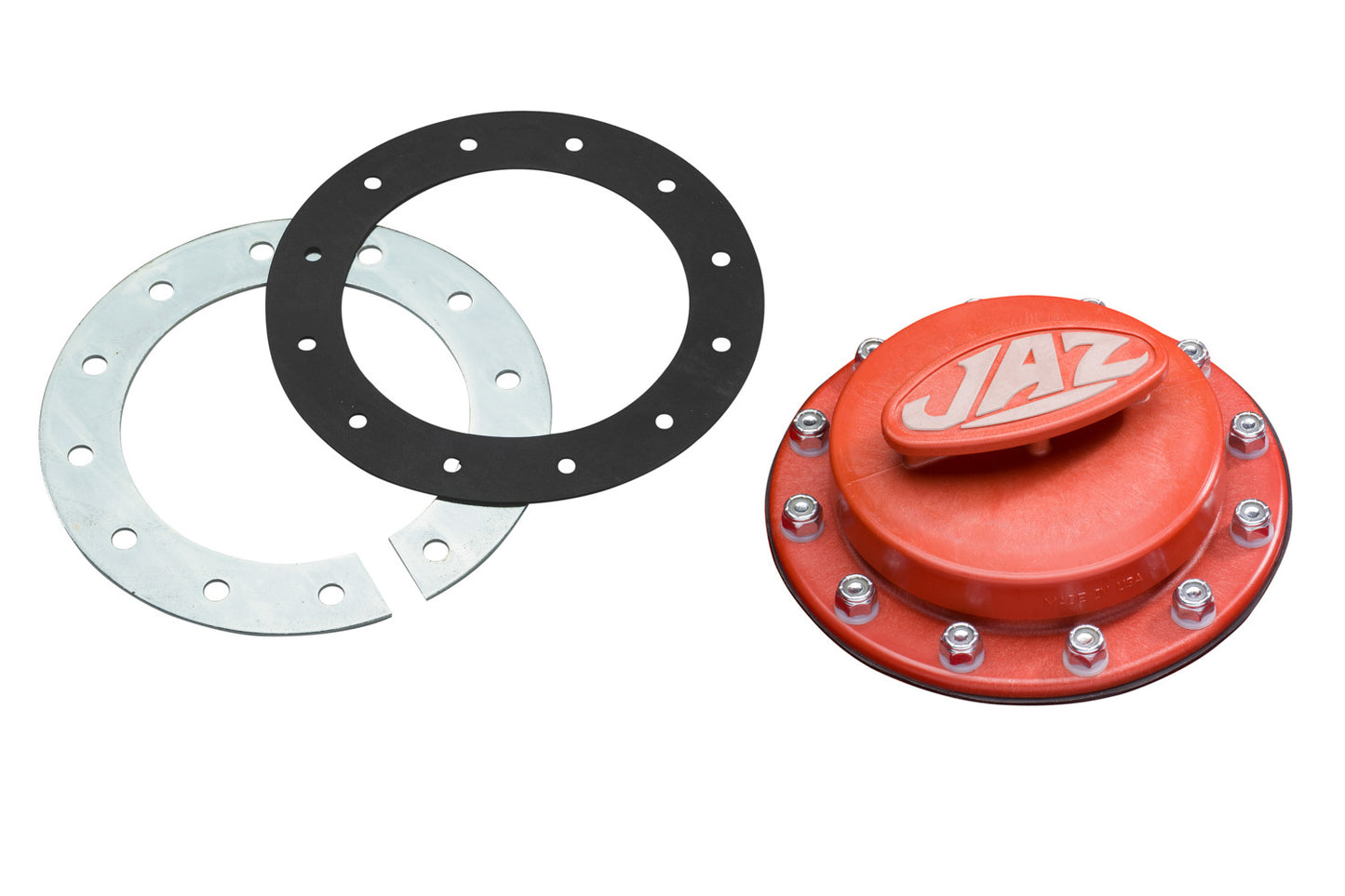 Jaz JAZ350-301-06 T-Handle Cap Assembly 12-Bolt - Red Finish