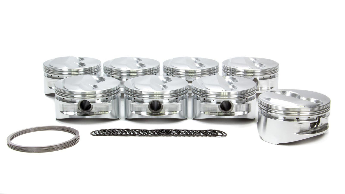 Je Pistons JEP182037 SBC Domed Piston Set 4.165 Bore +5.6cc