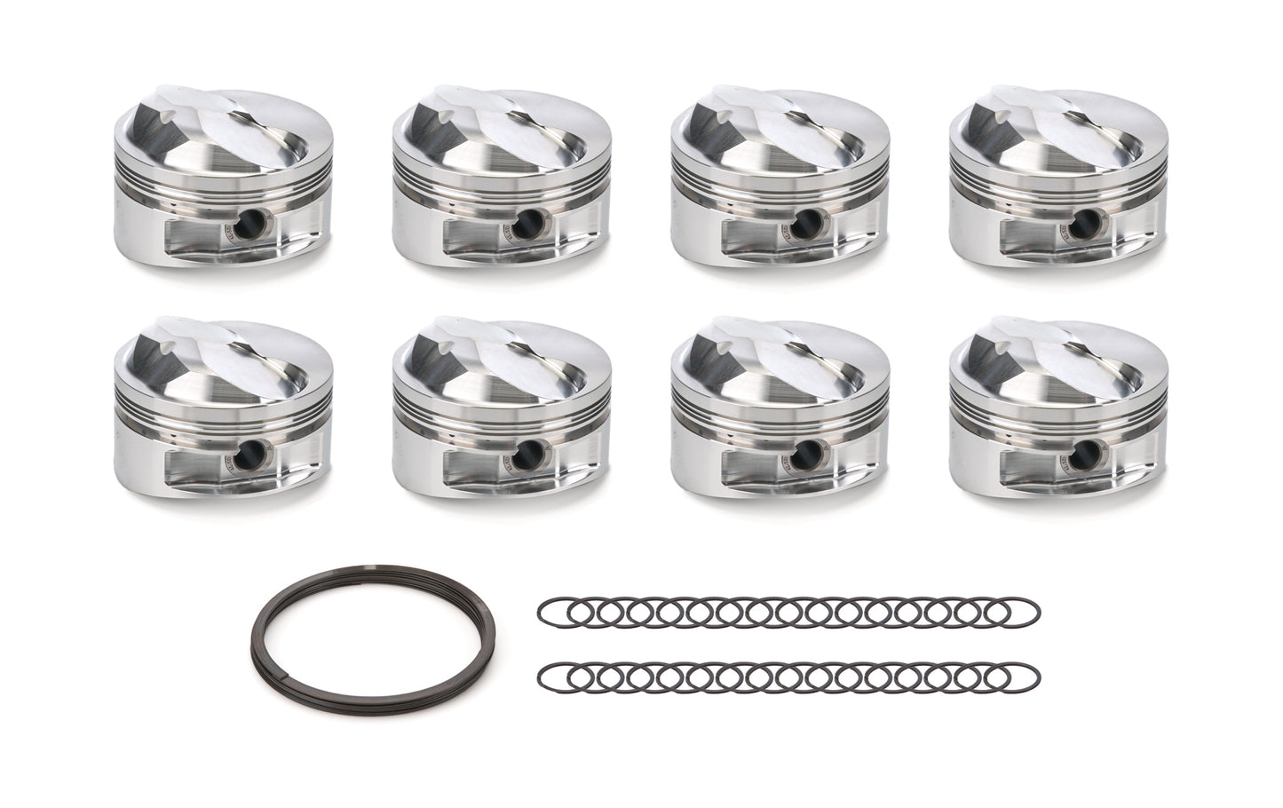 Je Pistons JEP258239 BBC Domed Piston Set 4.530 Bore +45cc