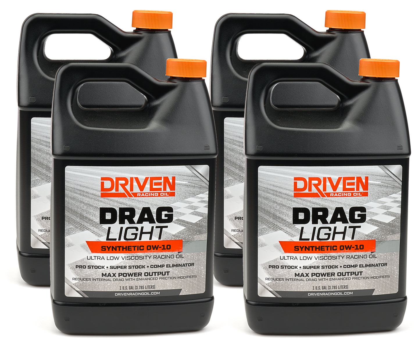 Driven Racing Oil JGP03108-4 Drag Light 0W10 Oil Case 4/1Gal